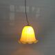 Suspension scandinave verre jaune digitalis grandiflora