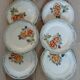 6 assiettes plates Digoin et Sarreguemines