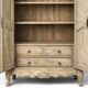 Sanded antique wardrobe