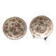 Sarreguemines Dessert Plates: Hand-Painted Chinoiserie Decor, 19th Century