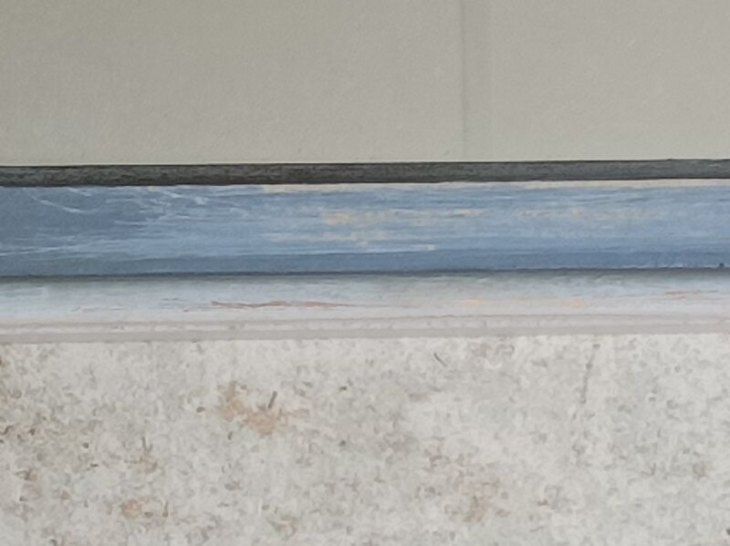 Mirror wood frame patinated paint dp 0923054