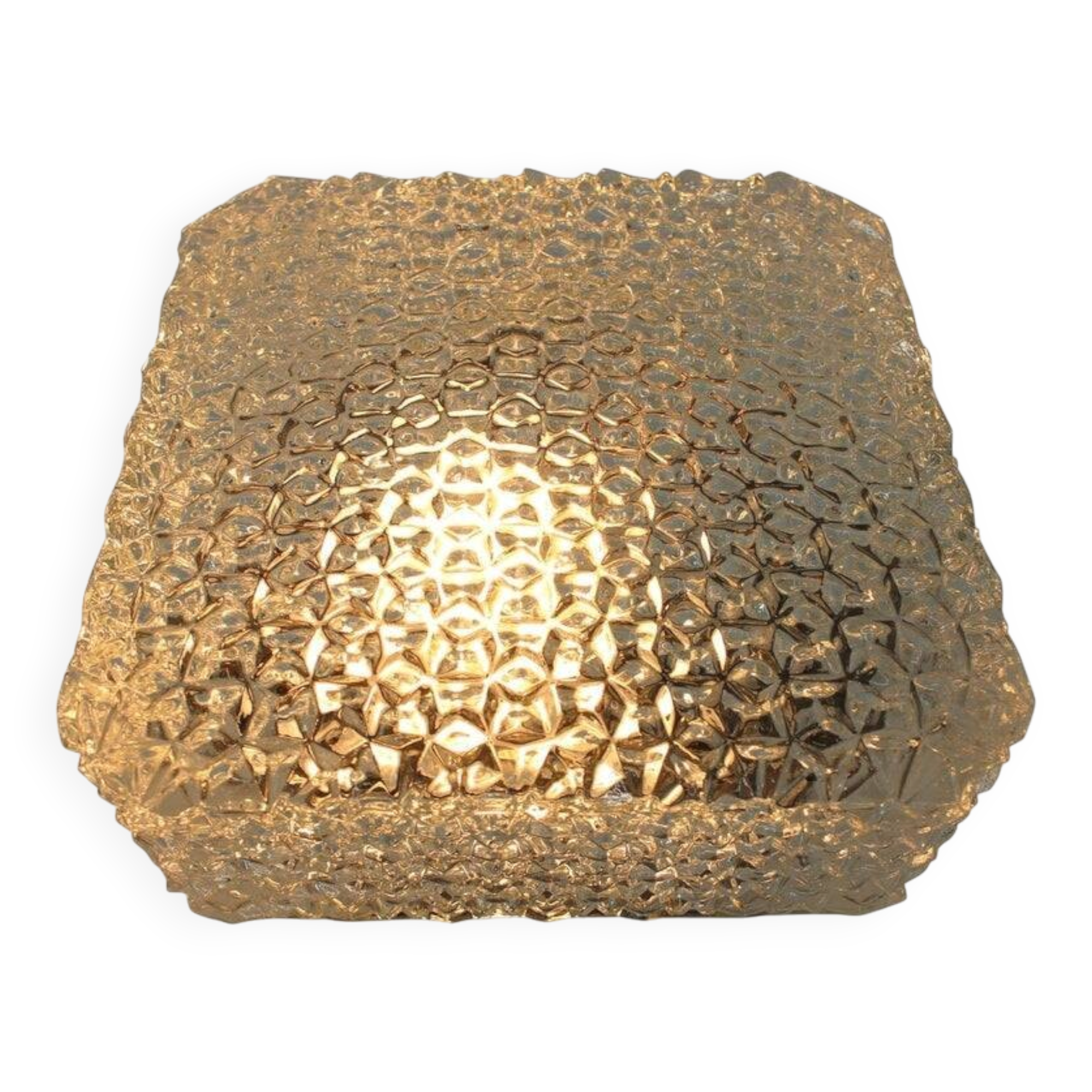 Midcentury Design Wall or Ceiling Lamp, Flushmount, 1970s