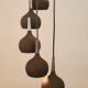 Large cascade pendant lamp by Hans Agne Jakobsson for AB Markaryd