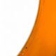 Vintage orange glass pendant light / space age chandelier