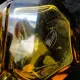 E4H Moser - yellow sensational carafe ART DECO