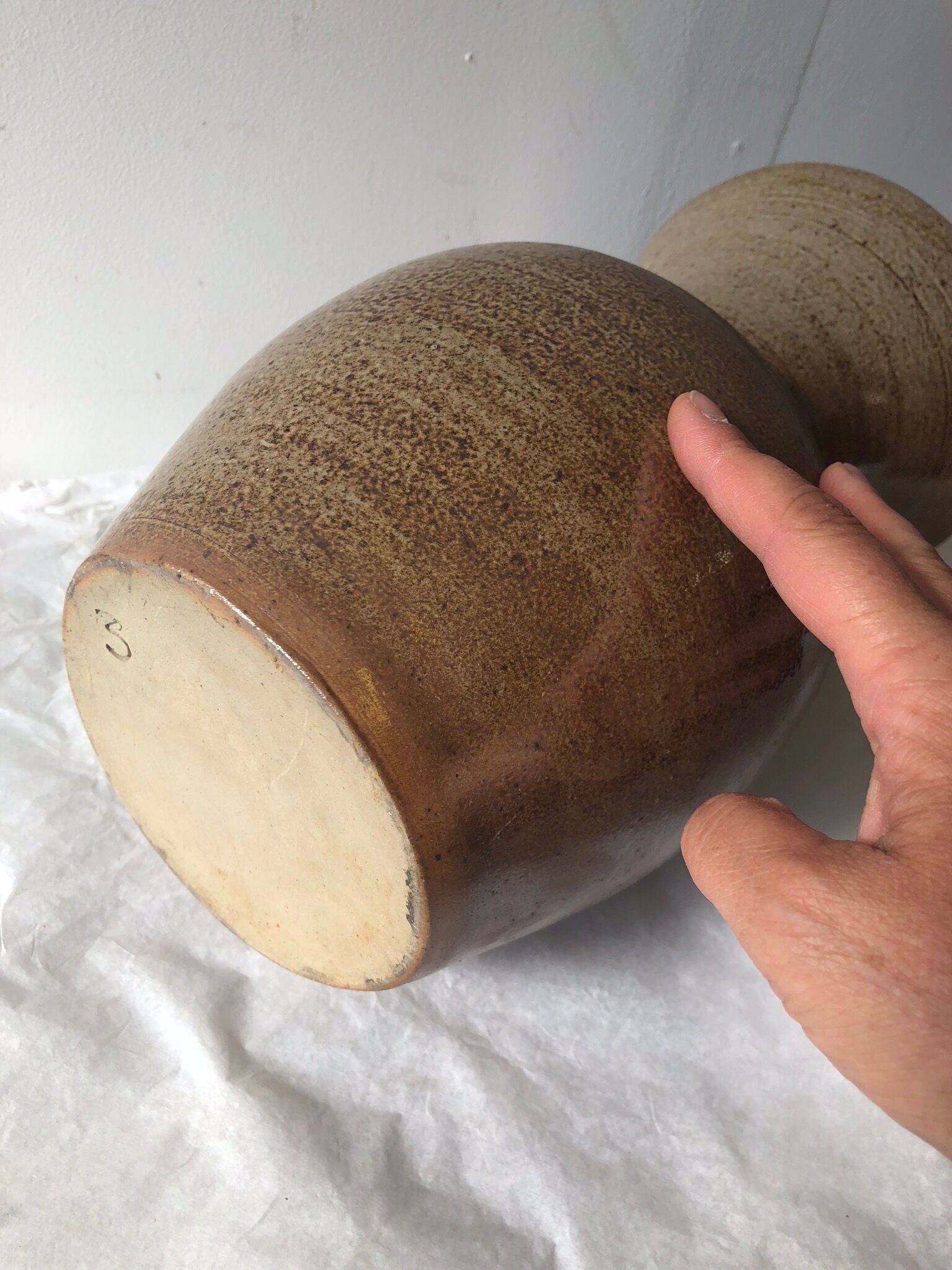Vintage stoneware vase