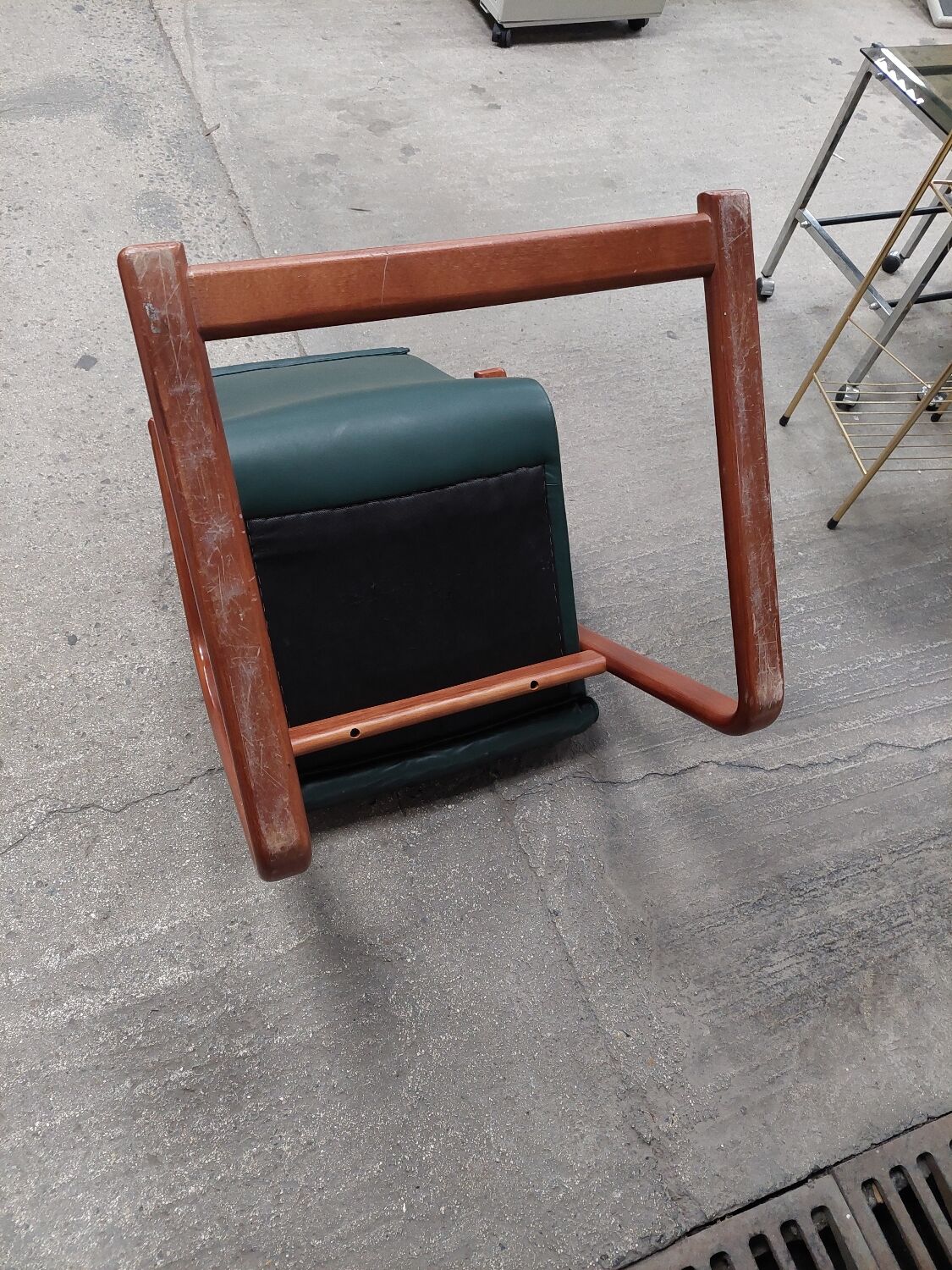 Leather armchair
