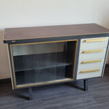 Steel sideboard in a Strafor row around 1960