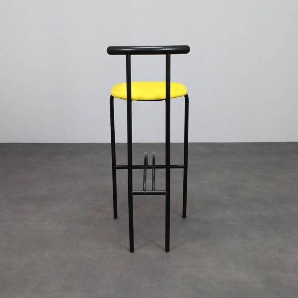 Ensemble de 4 tabourets de bar postmodernes, années 1980
