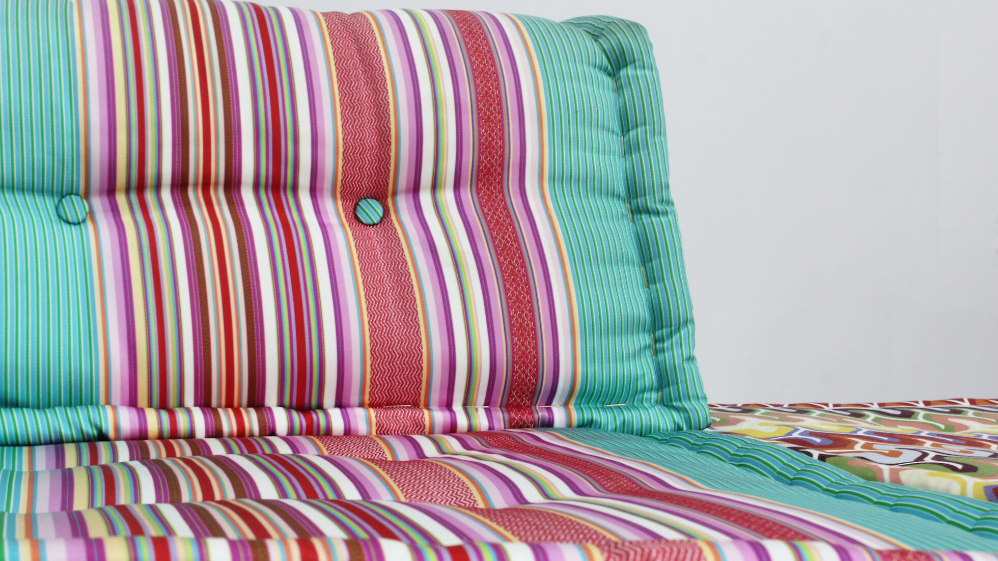 Canapé Mah Jong Roche Bobois design Kenzo Takada par Hans Hopfer, ensemble de 11.