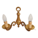 2-light brass wall light, vintage, Louis XVI style