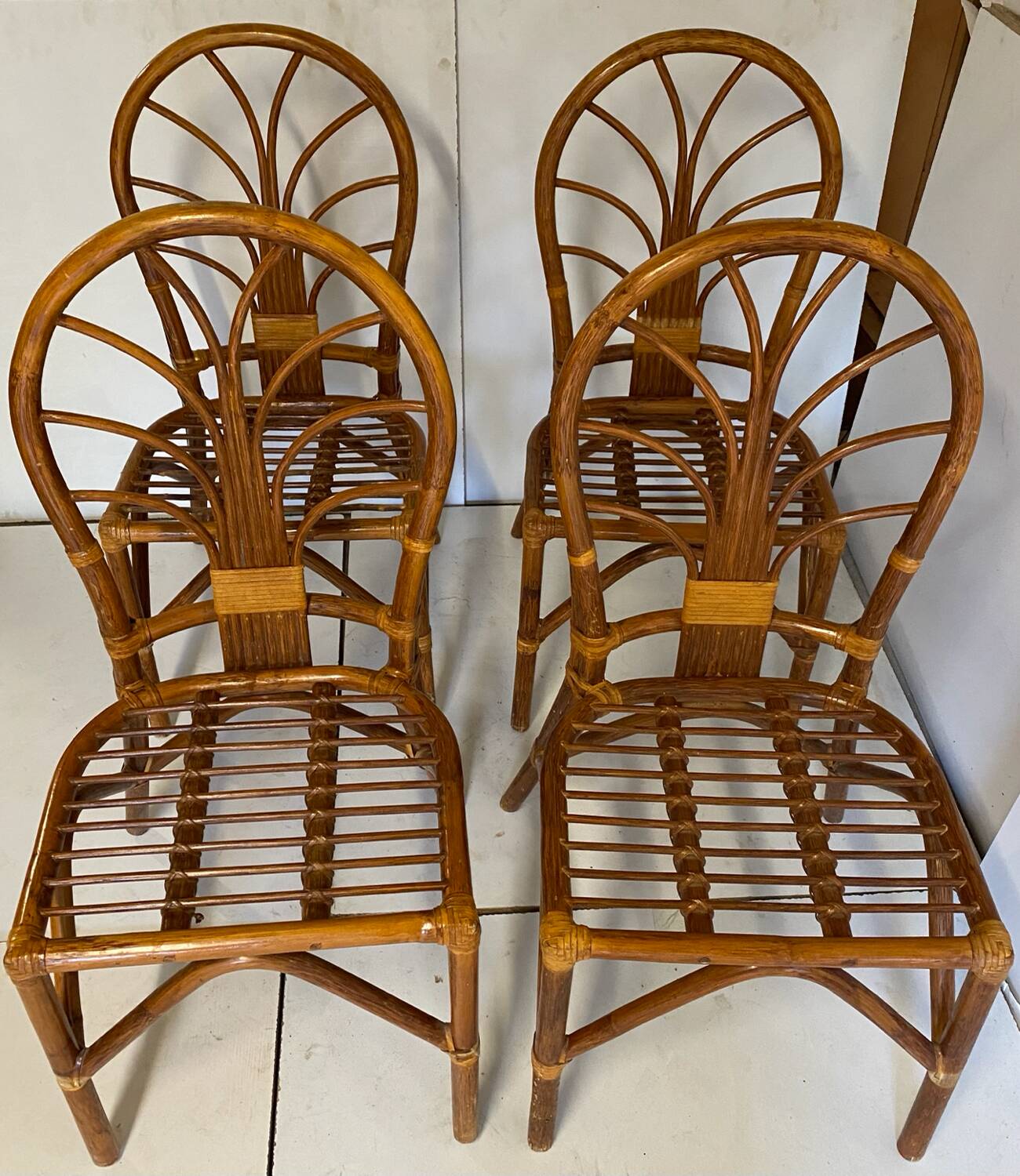 60s bamboo chairs