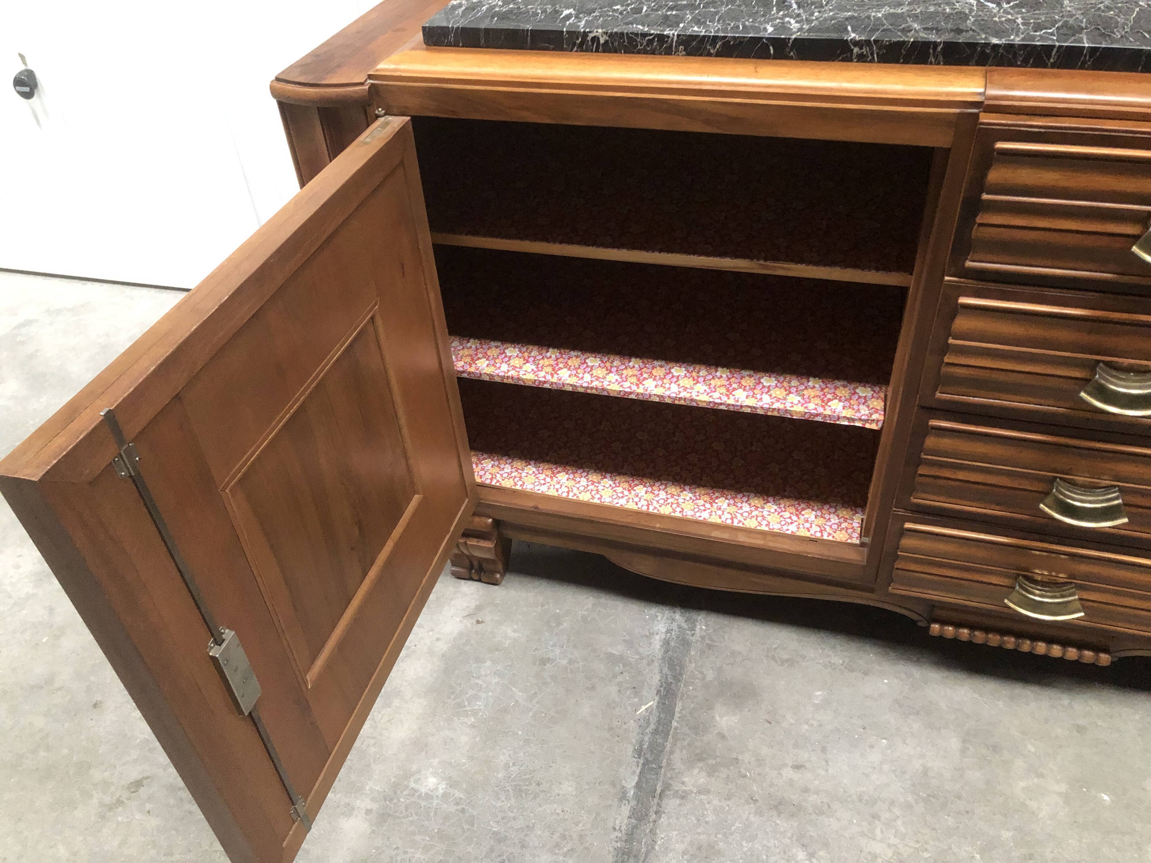 Vintage brutalist style sideboard 1950