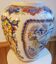 Vase with bird decoration signed y . p derevua