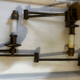 Paire d’appliques murales articulées- Georges W Hansen Metalart- 1950-