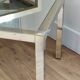 Trio of fully restored brass nesting tables