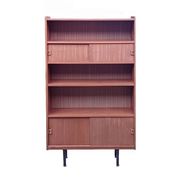 Vintage modernist bookshelf from the 1950s.