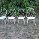 Antique wrought iron garden furniture