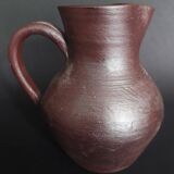 Stoneware pitcher, signature to be identified, 20th century