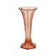 Pink Rosaline Art Deco Vase VSL Luxval Americain 23cm