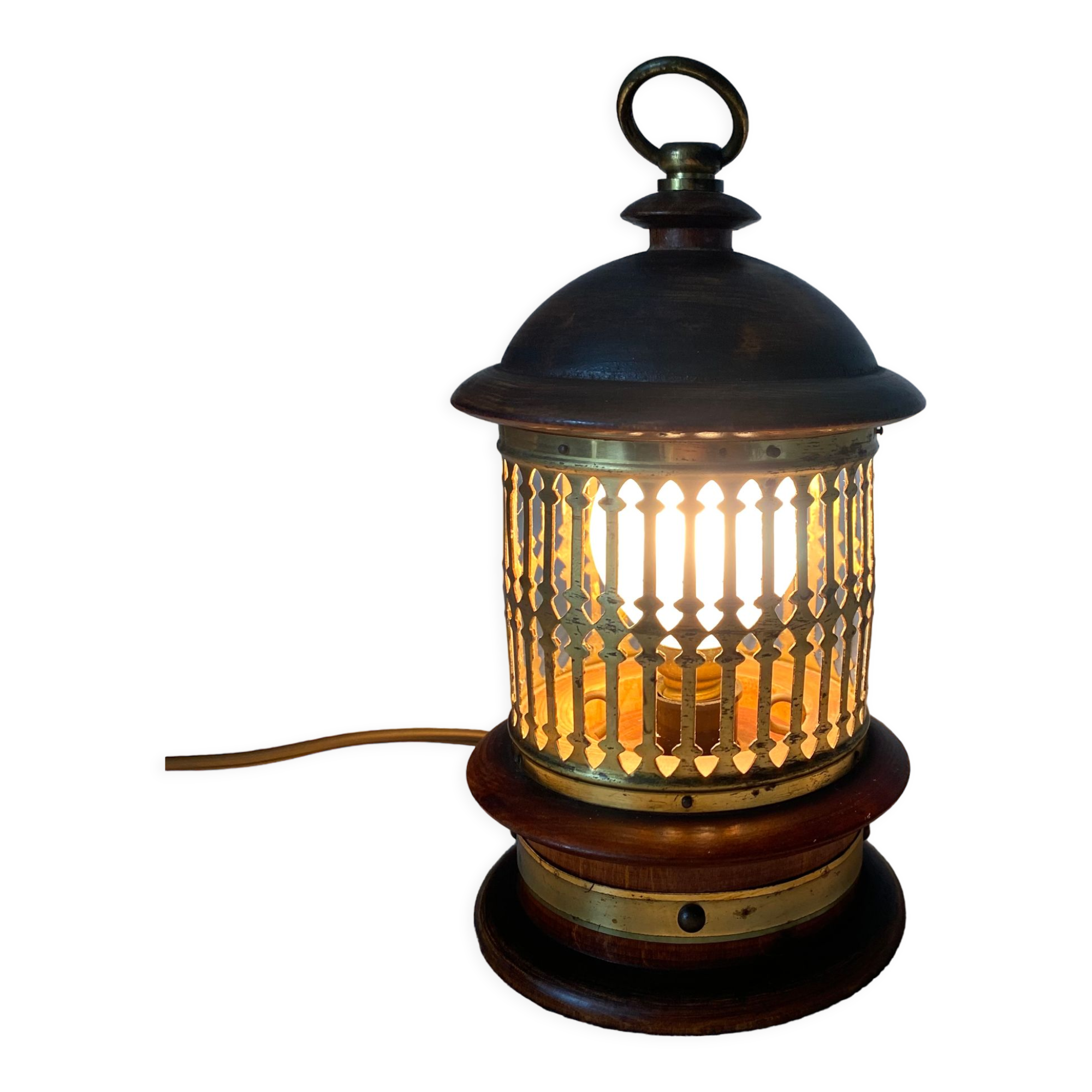 Vintage marine lantern lamp