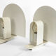 Pair of white wall lights/sconces from Lyskaer. Denmark 1980s