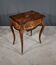 Rosewood and mahogany work table, Louis XV style, Napoleonic era