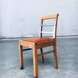 Set of Art Deco Belgian Side Chairs, 1930s