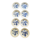 Set of eight German porcelain plates from the 1950s