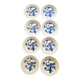 Lot de huit assiettes en porcelaine allemande années 50