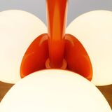 German table lamp from the mid-century space age by Kaiser Idell / Kaiser Leuchten.