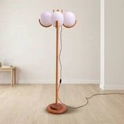 Lampe de sol de l'âge atomique, éclairage d'hôtel vintage, Tchécoslovaquie années 1970