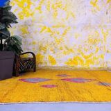 Handmade natural wool rug, size 150 x 260 cm