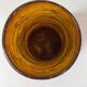 Vintage amber blown glass artisanal vase