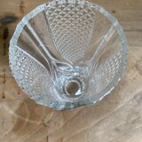 Fine carved glass vase