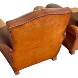 Paire de Fauteuils Club