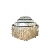 Lustre des années 60 en pampilles de nacre