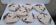 7 flat earthenware plates Moulin des loups & Hamage model Bagatelle diam 23.5 cm