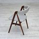 Années 1960, design danois par Th.Harlev, modèle 205, ensemble de 4 chaises rembourrées