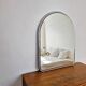 Grand miroir arche chrome 80s