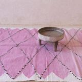 Pink Kilim Rug - 245 x 171 cm
