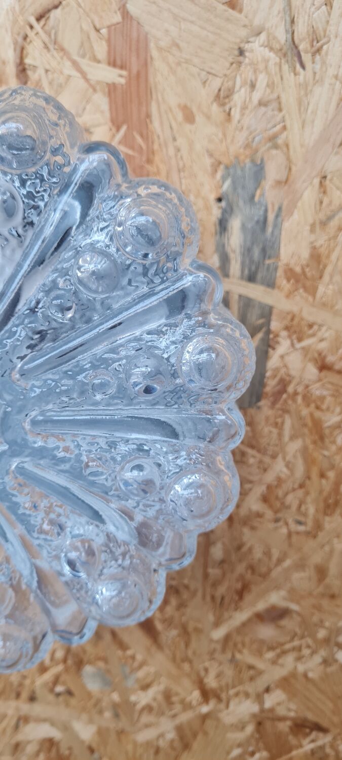 Chiseled glass ceiling light