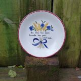 Old Gien flat plate with popular Maxime