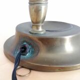 World War 2 WWII portable adjustable brass table lamp 1940s