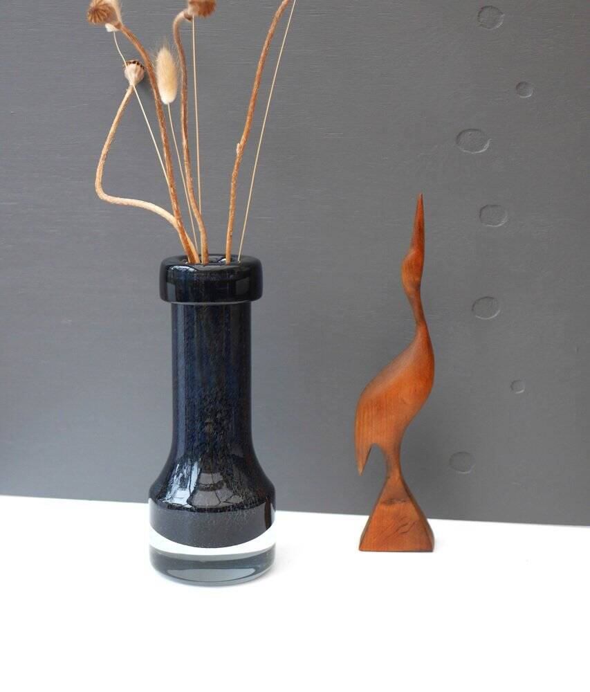 Modern Scandinavian art glass vase from Borgström Åseda