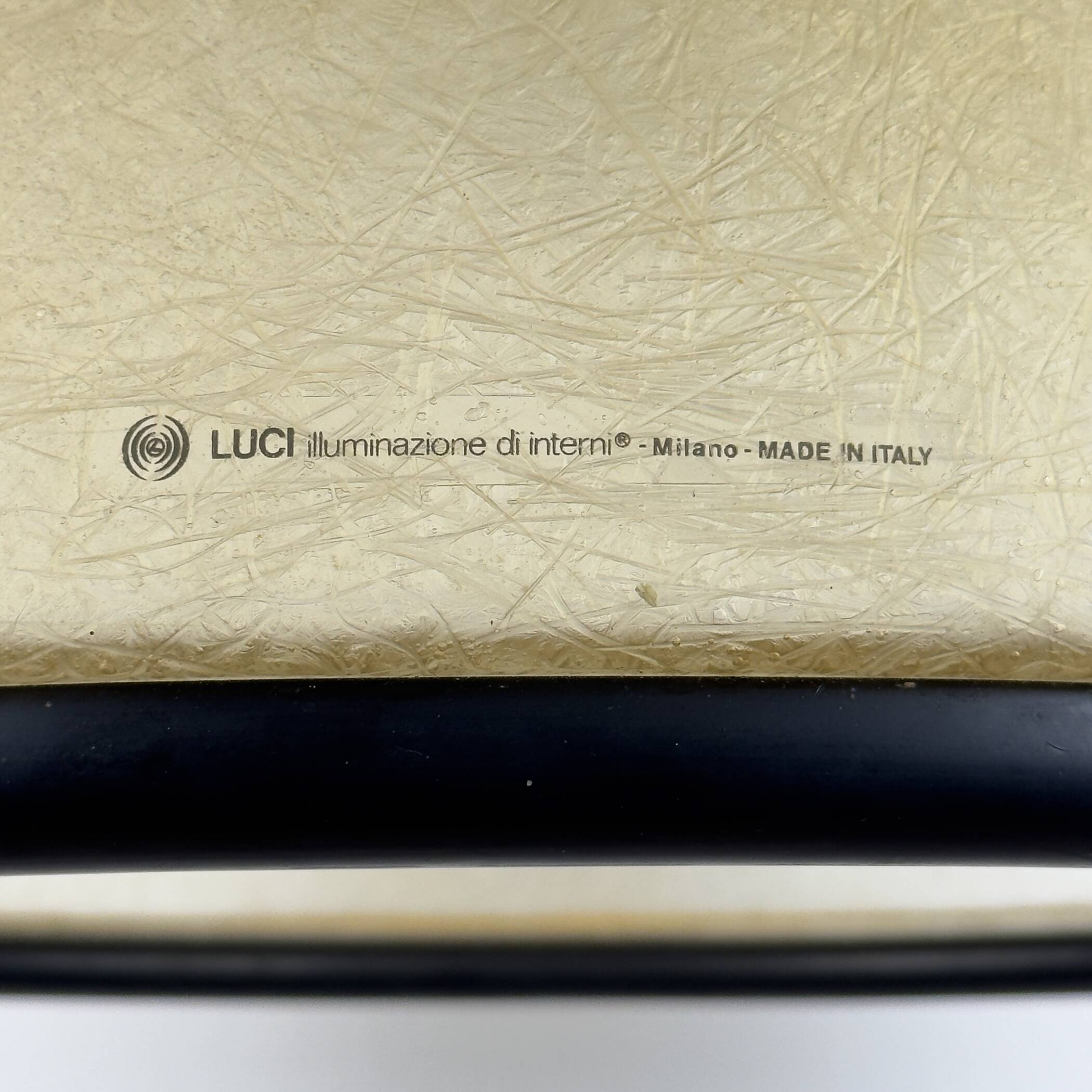 Vintage pendant lamp by Idea Studio Techno Design for Luci Milano, Italy70s