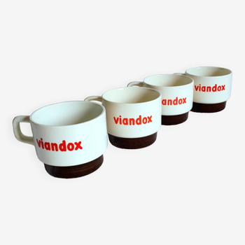 Vintage ''Viandox'' cups