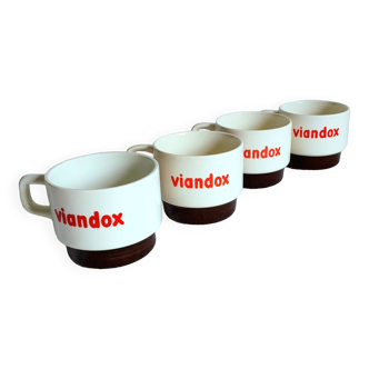 Vintage ''Viandox'' cups