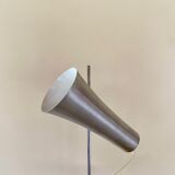 Floor lamp with 3 adjustable spots in stainless steel, 1970's