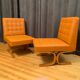 A pair of armchairs by ludvik volak, drevopodnik holesov, czechoslovakia, 1960s